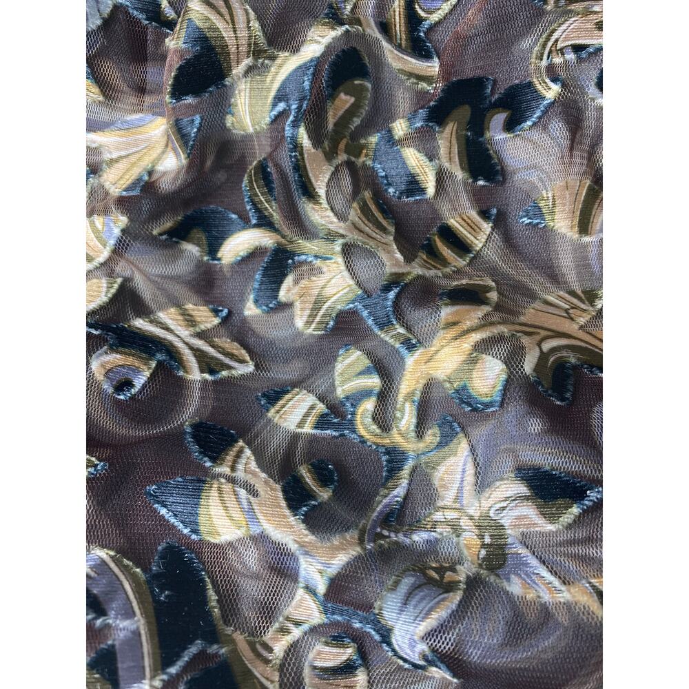 NWT TADASHI SHOJI DRESS GOWN MOTHER OF THE BRIDE FORMAL EVENING BURNOUT VELVET - Picture 10 of 16